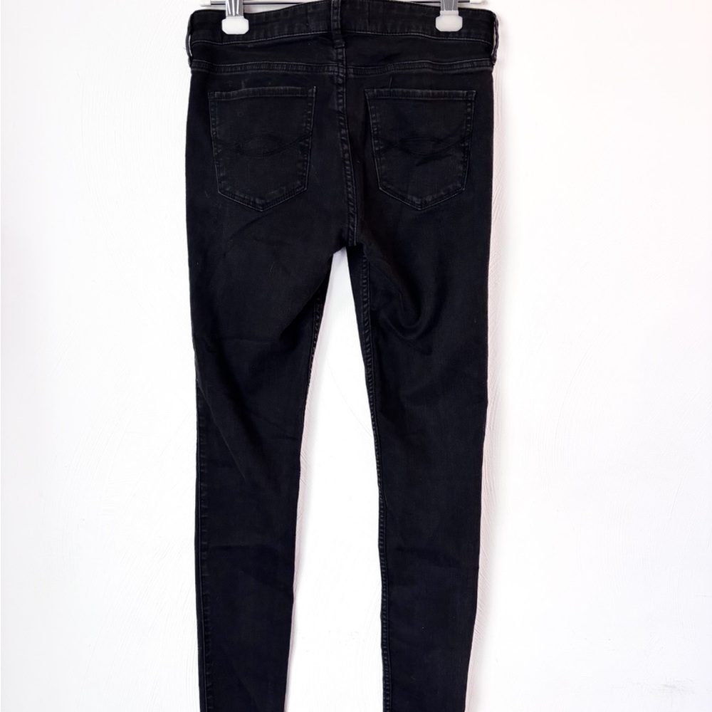 Abercrombie & Fitch Super Skinny Jeans Dark Wash Size 6 Long - Picture 3 of 3